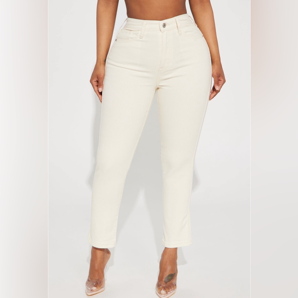 Off white mid Jeans